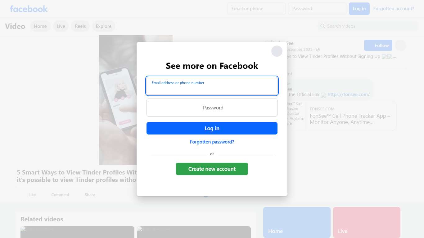 5 Smart Ways to View Tinder Profiles Without Signing Up 🔍🔥 ✅ Yes, it’s possible to view Tinder profiles without signing up. Here are 5 smart, safe ways that actually work. Visit the Official link 👉 https://fonsee.com/ 1️⃣ Google Search Trick 🔍 2️⃣ Public Social Media Profiles 📸 3️⃣ Shared Tinder Screenshots 📱 4️⃣ Friend’s Account Preview 👀 5️⃣ Parental Monitoring Tools 🛡️ #Tinder #DatingApps #OnlineDating #TinderProfiles #DigitalSafety #ParentalControl #FonSee #DatingTips #TechExplained #mspy #x